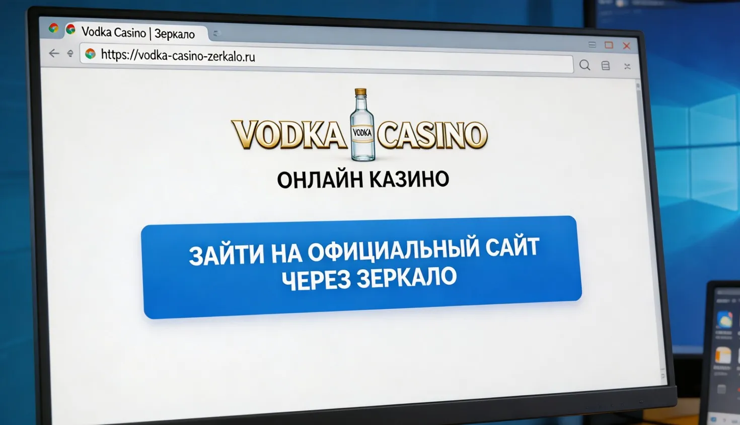 Рабочее зеркало Vodka Casino: обход блокировок и вход